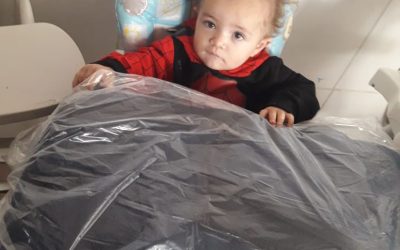 Distribuição de cobertor